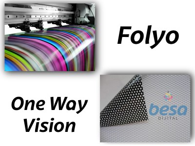 Folyo - One Way Vision Baskı